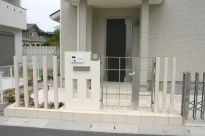 シンプル門柱　郵便ポスト TOEX 口金ポスト