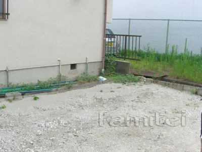 境界フェンス施工　施工前