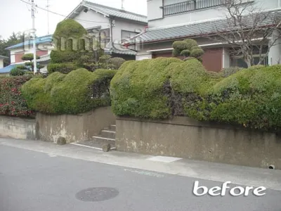 リフォーム外構工事　施工前