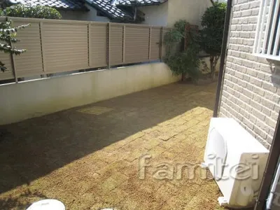 芝生張り施工後