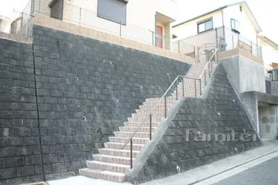 高台　階段　手すり