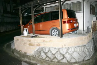 車庫　化粧ブロック