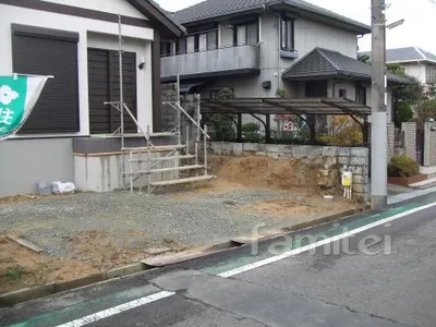 ブロック塀解体後