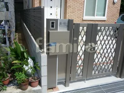 目隠しフェンス塀取付け