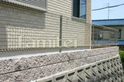 境界ブロック&メッシュフェンス塀
