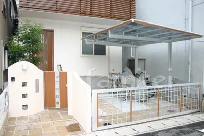 カーポート 三協立山アルミ 木製調マイリッシュデラックス1台