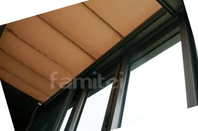 網戸レール上施工状態