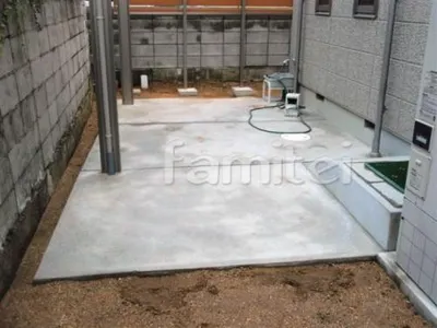 土間コンクリートへリフォーム