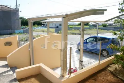 自転車屋根ト:YKK レイナポートミニ 1台　　メッシュフェンス