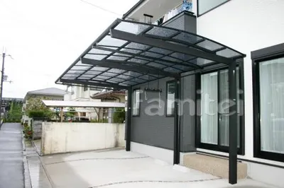 カーポート　新日軽フィールポート縦2