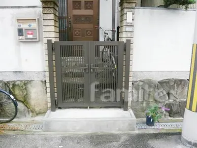 門リフォーム　門扉:プリレオR2型(TOEX)