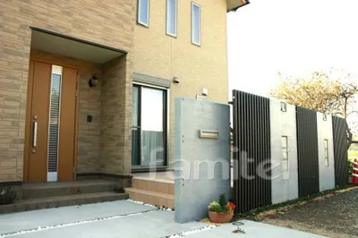 RC打ちっぱなし風塀　　郵便ポスト