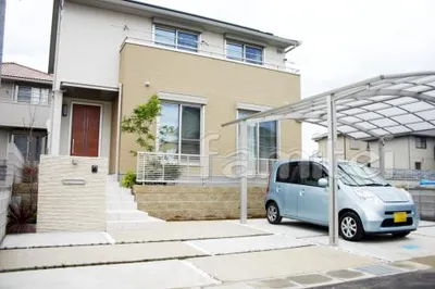 タイル門柱　郵便ポスト