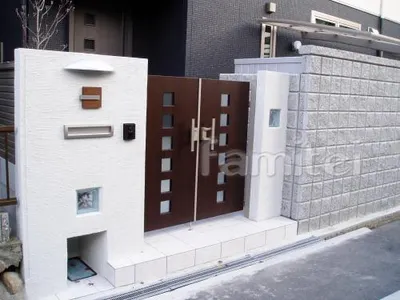 門扉　モデノB(新日軽)　郵便ポスト