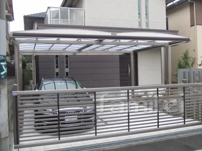 カーポート(TOEX)キューブポート2台