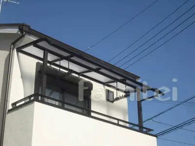 ベランダ物干　レギュラーテラス屋根2F