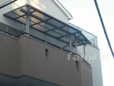 ベランダ物干　レギュラーテラス屋根2F