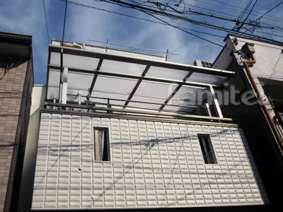 ベランダ屋根2F　(TOEX)サンクテラス(スピーネ)2階　竿掛け