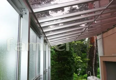 ベランダ屋根　フラットテラス1F