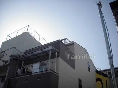 ベランダ物干　レギュラーテラス屋根2F