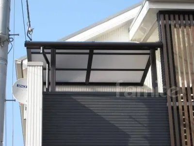 ベランダ物干　フラットテラス屋根2F