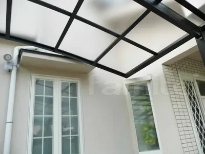 車庫ガレージ雨除け屋根　プライスポート2台