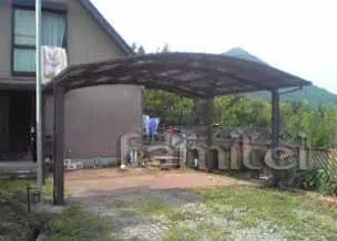 カーポート　YKKレイナポート2台　