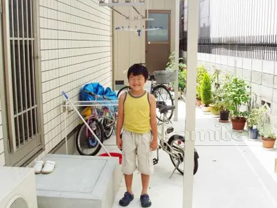 施工前　お子様と