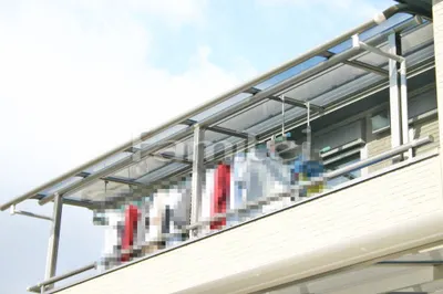 ベランダ物干　レギュラーテラス屋根2F