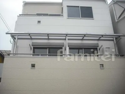 洗濯雨除け　レギュラーテラス屋根2F