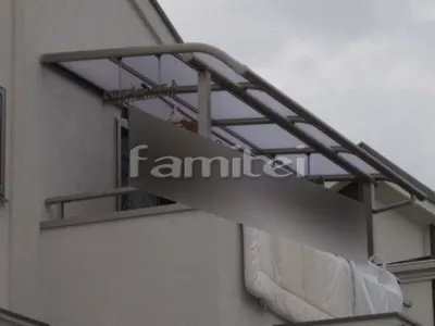 ベランダ物干　レギュラーテラス屋根2F