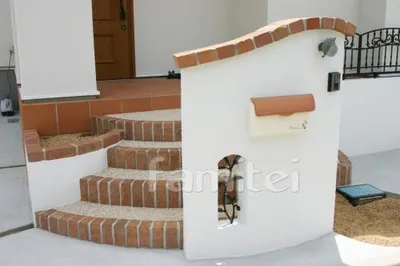 郵便ポスト ディーズガーデン クレアU LED照明ライト ディーズライト リーフA　　門柱