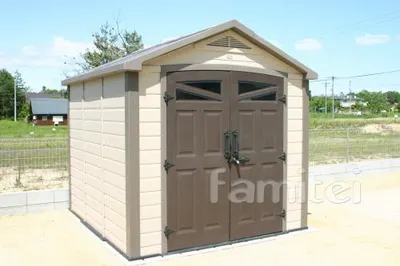 樹脂製 木製物置 オリオン