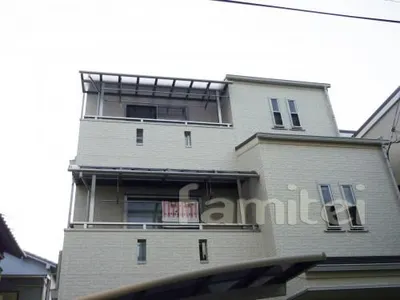 ベランダ物干し レギュラーテラス屋根2階 三協メニーウェルテラス屋根3階