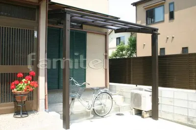 自転車屋根 新日軽ファインポートミニ