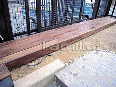 ウッドデッキ SPY修正材