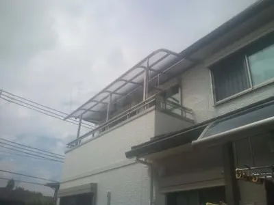 ベランダ物干　レギュラーテラス屋根2F