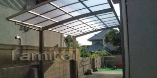 車庫ガレージ雨除け屋根　プライスポート1台