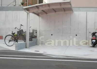 車庫ガレージ雨除け屋根　YKKレイナポート1台用