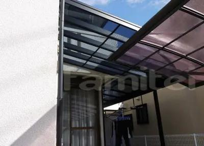 YKK ヴェクターテラス屋根1F　特殊加工