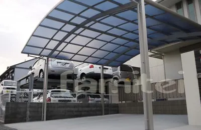 カーポート　YKK　レイナポート2台