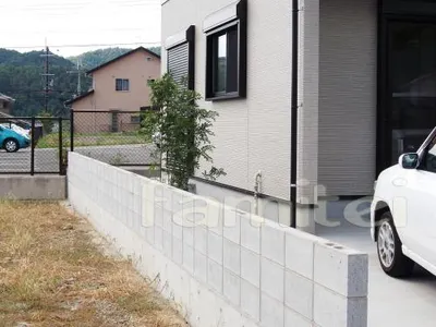 境界フェンス 施工前