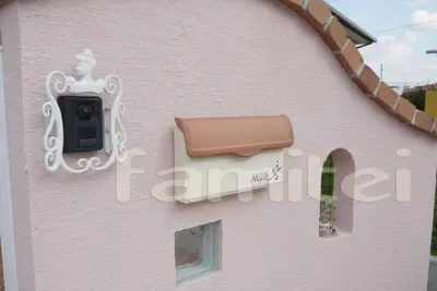 郵便受け　ディーズガーデン　スタッコU　/　インターホンカバー　新日軽ディズニープリンセス