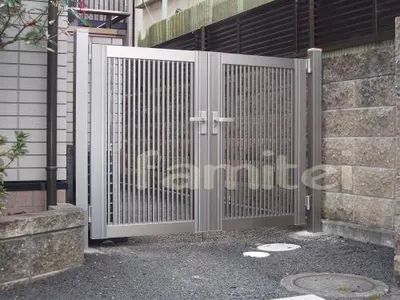 TOEX　プリレオ1門扉 工事