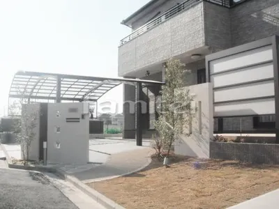 シンプルオープン外構