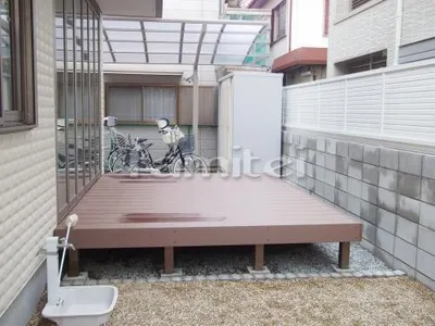 ウッドデッキ タカショーエコウッド