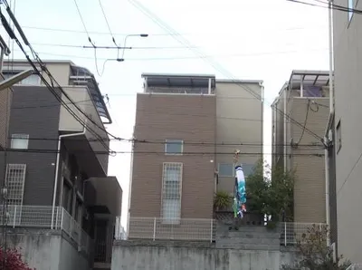 ベランダ物干　レギュラーテラス屋根2階　