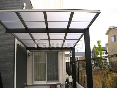 車庫ガレージ屋根　新日経エッジ1台