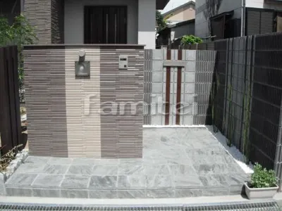 タイル門柱 INAX