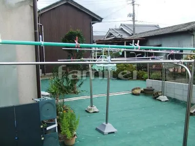 防草シート施工後